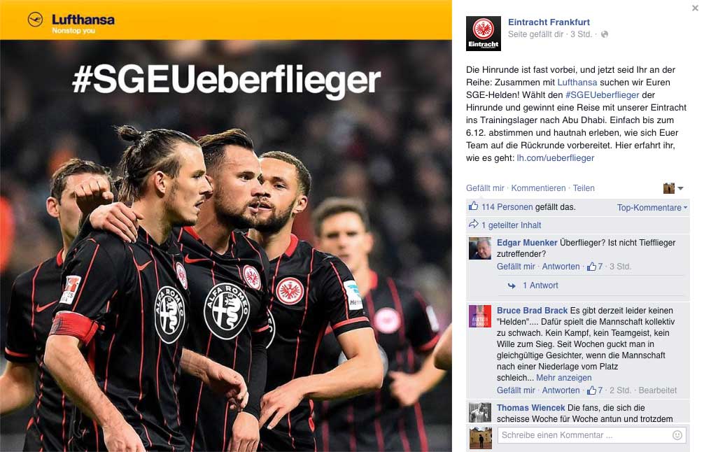 Eintracht-Lufthansa-Gewinnspiel